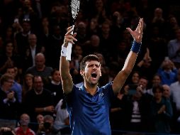 En uno de los mejores partidos que se recuerdan bajo en el torneo de París-Bercy, el serbio endosó la derrota número 25 al helvético en 47 duelos. AP / T. Camus