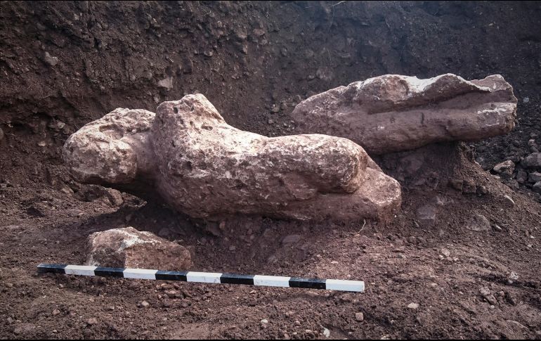 El hallazgo ocurrió cerca del pueblo de Atalanti, a 150 kilómetros al noroeste de Atenas. AP/Ministerio de Cultura