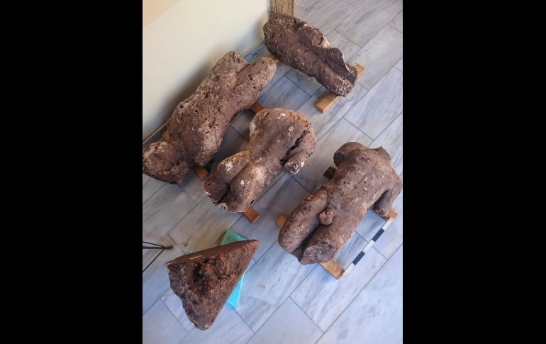 El hallazgo ocurrió cerca del pueblo de Atalanti, a 150 kilómetros al noroeste de Atenas. AP/Ministerio de Cultura