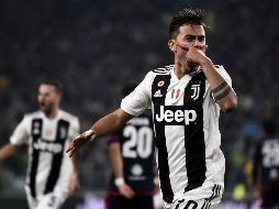 El argentino Paulo Dybala anotó para la Juve en el primer minuto de juego. AFP/M. Bertorello