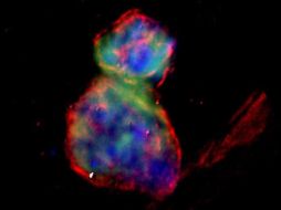 El fenómeno se encuentra ubicado a a 160 mil años luz de distancia de la Tierra en la Gran Nube de Magallanes. TWITTER / @chandraxray