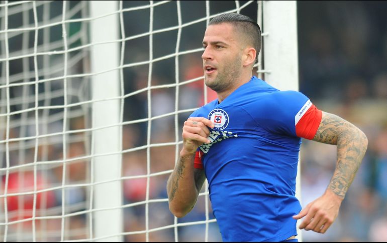 El español Edgar Méndez abrió el marcador al minuto 16. AFP/R. Vázquez