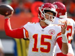 Mahomes,  de 23 años, usó todo el arsenal a su disposición. AP/R. Schwane