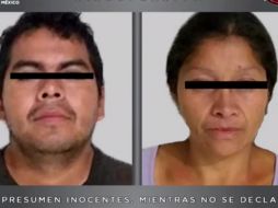 La Fiscalía mexiquense los acusó de ser los probables responsables de la desaparición de Nancy Naomí, de 28 años de edad y de su hija. ESPECIAL