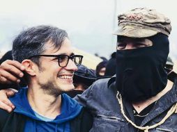 El actor tapatío recibió “La Claqueta”, el máximo galardón del certamen en la región zapatista. INSTAGRAM / @gaelgarciab