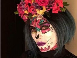 Aracely se disfrazó de catrina para celebrar el Día de Muertos. INSTAGRAM / aracelyarambula