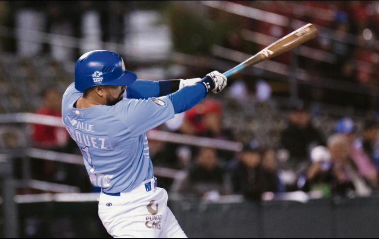 Niko Vásquez conectó jonrón productor de dos carreras para poner en ventaja a los Charros. CHARROS DE JALISCO