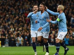 Con el pase asegurado y nueve puntos en el bolsillo, al City le quedará, para tratar de asegurar el primer puesto, visitar al Olympique de Lyon . AFP / P. Ellis
