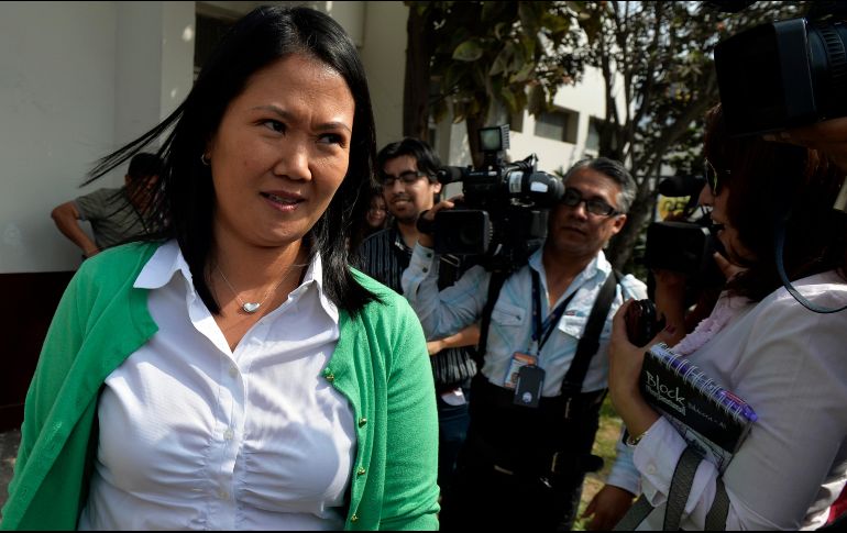 Keiko Fujimori está en prisión preventiva mientras se la investiga por la financiación de su campaña para las elecciones de 2011 y 2016. AFP/Archivo