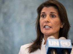 Nikki Haley habló con periodistas en la sede de la ONU sobre este tema. AP/ARCHIVO