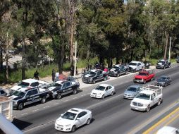 Los elementos lograron detener a los sujetos y recuperar el monto de lo robado. ESPECIAL / Policía de Zapopan