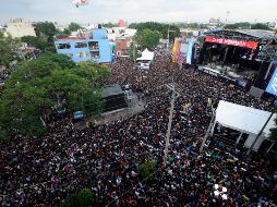 Se espera que pasada la media noche, cuando concluya el concierto, la circulación en la zona quede abierta al paso. EL INFORMADOR/ ARCHIVO