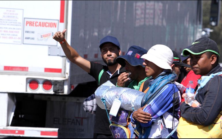 Los organismos sostuvieron una reunión el jueves con una delegación de migrantes en la que les explicaron que no podían darles el apoyo requerido. NTX / F. García