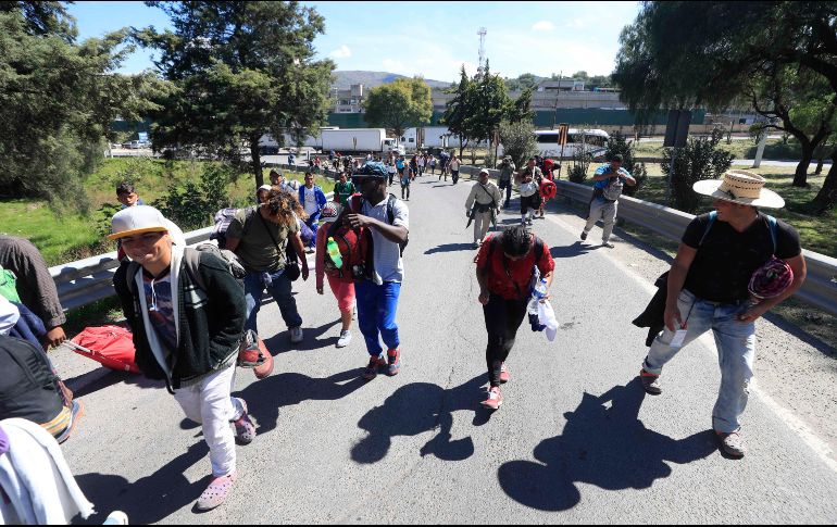 Se prevé que este sábado lleguen más viajeros, tanto al Centro Cultural y de Congresos de San Juan del Río como al albergue instalado en Palmillas. SUN/I. Olivares