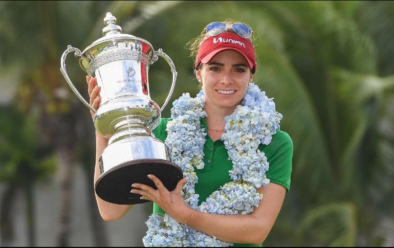 López supo mantener en la ronda final el golpe de ventaja con que había afrontado el recorrido sobre la tailandesa Ariya Jutanugarn, que también firmó un 73. TWITTER / @ LPGA