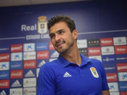 Alanís estuvo ausente cinco partidos a causa de una lesión muscular en la pierna derecha. TWITTER/@Real Oviedo