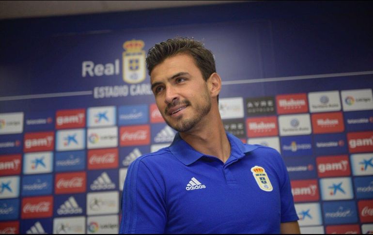 Alanís estuvo ausente cinco partidos a causa de una lesión muscular en la pierna derecha. TWITTER/@Real Oviedo