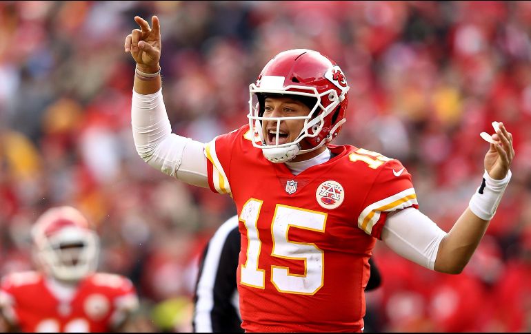 Mahomes se midió a Josh Rosen en un duelo entre dos de los mejores pasadores jóvenes de la Liga. AFP/J. Squire