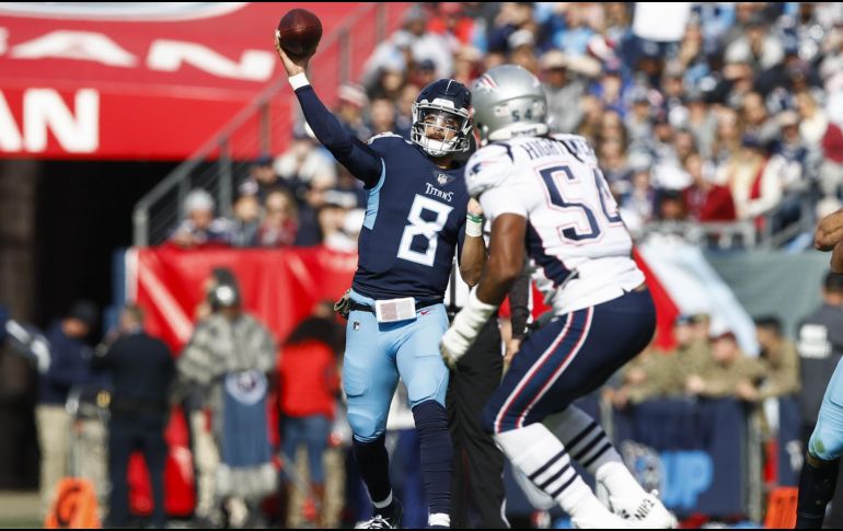 Mariota completó 16 de 24 pases para 228 yardas con dos pases de anotación. AFP/W. Hitt
