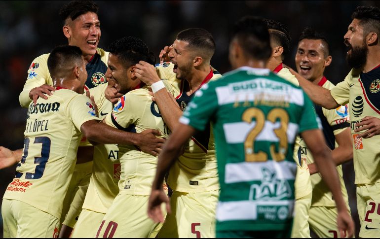 El once americanista llegó a 30 puntos y conservó una última opción de ir por la cima en la última fecha. MEXSPORT / J. Martínez