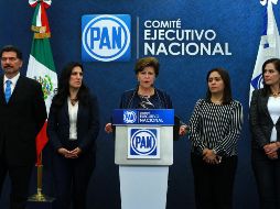 Cecilia Romero, presidenta de la Comisión Electoral del PAN, espera finalizar que a más tardar el martes por la mañana finalice el cómputo nacional. NTX / F. Estrada