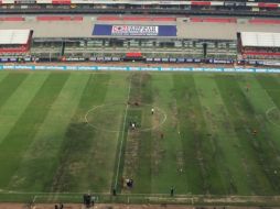 La liga ha enviado funcionarios para controlar la situación y ver si hay que hacer algo antes de que el próximo lunes se enfrenten los Rams y Chiefs. SUN / C. Mejía