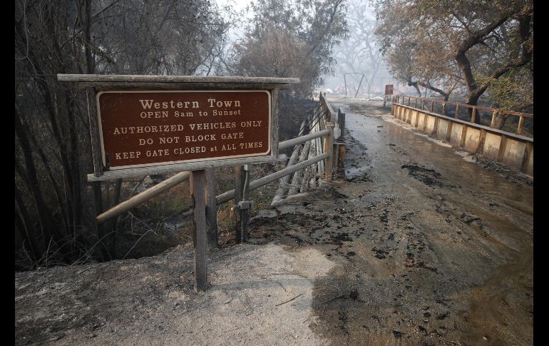 Aspecto del estudio Western Town en Paramount Ranch, recientemente utilizado para grabar la serie “Westworld” de HBO.