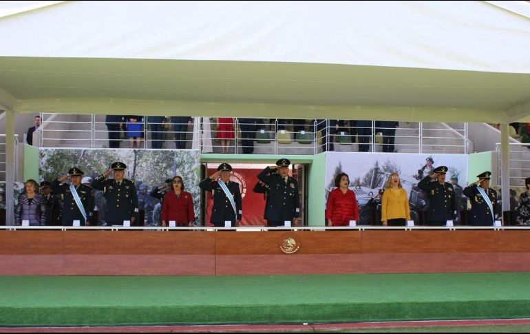 Cienfuegos Zepeda asistió a su última presentación en público en instalaciones de la Sedena. TWITTER/@S_Cienfuegos_Z