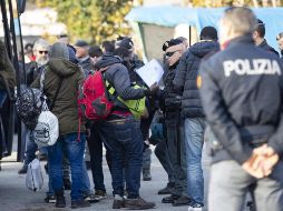 Baobab Experience alojaba a al menos 200 migrantes, en su mayoría eritreos, en las inmediaciones de la estación de trenes Tiburtina. EFE / M. Percossi