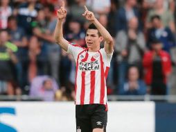 Hirving “Chucky” Lozano se ha convertido en referente del PSV Eindhoven de Holanda. AP