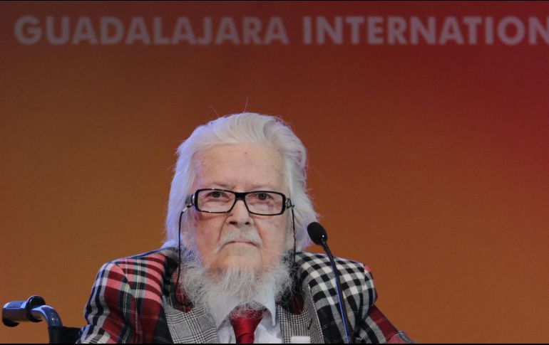 El escritor mexicano Fernando del Paso fue galardonado con el Premio Cervantes de Literatura 2015. NTX/A. Alvarado