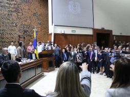 Diputados rindieron homenaje al escritor Fernando del Paso durante la sesión. ESPECIAL
