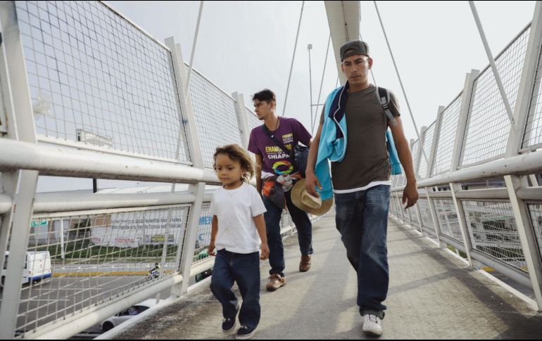 Unos 499 migrantes menores de 10 años arribaron al albergue que el Gobierno del Estado habilitó en Zapopan. EL INFORMADOR / F. Atilano