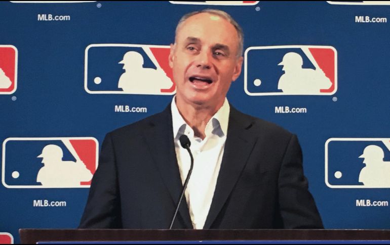 Rob Manfred llegó al puesto de comisionado en 2014. AP