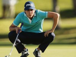 Carlos Ortiz. El golfista tapatío firmó una tarjeta de 70 golpes, para ubicarse en el lugar 65. AP /