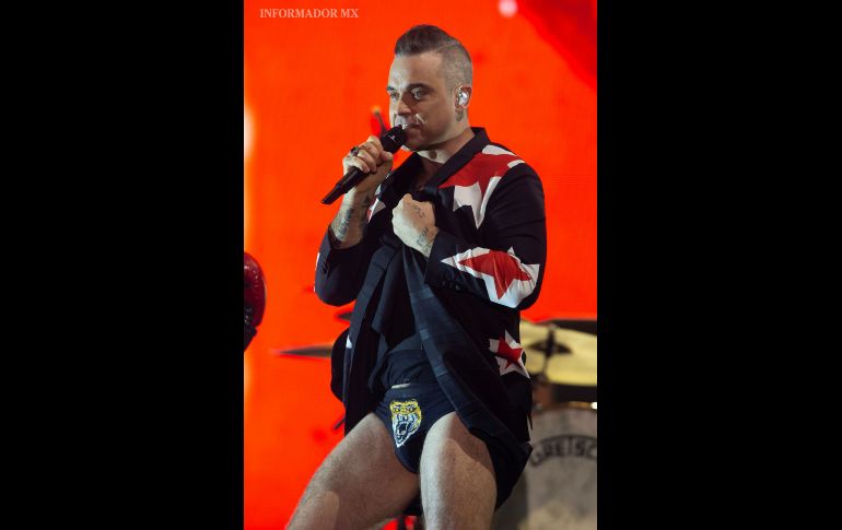 Robbie Williams encendió al público de Guadalajara; hizo un recorrido por toda su discografía. EL INFORMADOR / G. Gallo