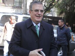 Ebrard destacó que el 1 de diciembre se tendrá una presencia internacional muy relevante. NTX/G. Durán