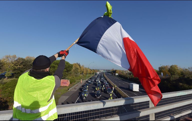 Las protestas están marcadas por numerosos incidentes violentos entre los manifestantes y las fuerzas del orden. AFP / P. Pavani