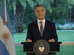 El presidente no mencionó si se intentará rescatar el submarino del fondo del mar. FACEBOOK