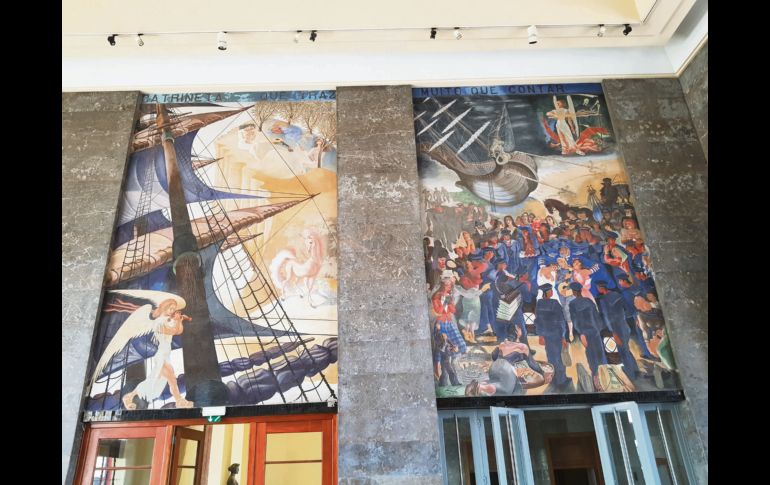 Presente. Al igual que José Clemente Orozco plasmó sus preocupaciones sociales en el ICC, los trabajos de Negreiros también tienen mucho que contar.