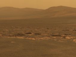 Un astronauta tardaría hasta nueve meses en llegar a Marte, y el costo físico de flotar tanto tiempo en gravedad cero sería enorme. AFP/NASA
