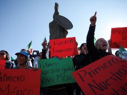 Habitantes de Tijuana protestan contra migrantes