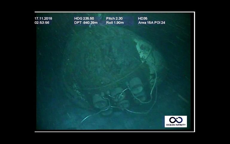 Aspecto de la proa. Las autoridades argentinas han advertido que no están en capacidad de sacar el 