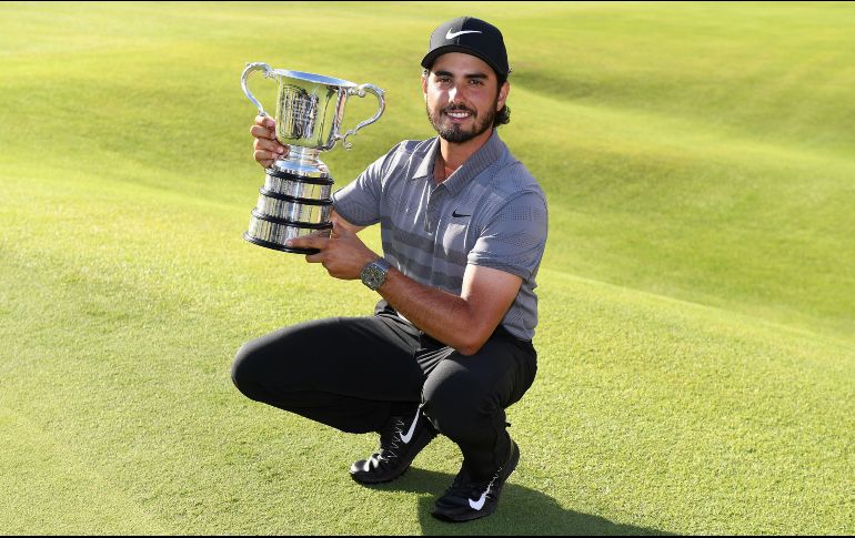 El mexicano Abraham Ancer demuestra que el golf azteca está en buenas manos. EFE/D. Himbrechts