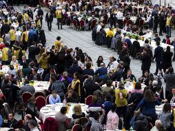 Francisco celebró la Jornada Mundial de los Pobres, que él mismo estableció. EFE/A. Carconi