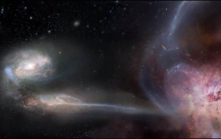 W2246-0526 dista mucho de ser la de mayor tamaño o masiva, tiene un brillo equivalente a 350 billones de Soles en el espectro infrarrojo. TWITTER / @ALMAObs_esp