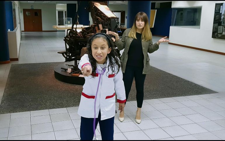 La pequeña doctora aparece de forma inesperada en la cápsula “Las 10+ de EL INFORMADOR”. ESPECIAL