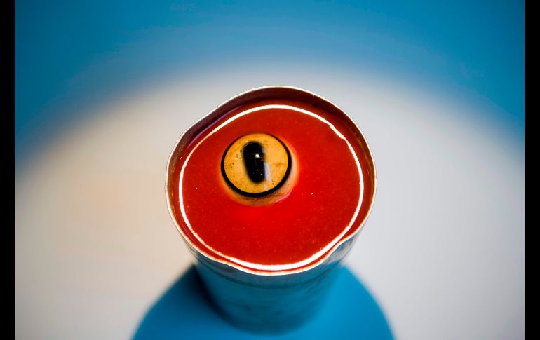 Un jugo de ojo de cabra, de Mongolia.