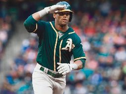 El toletero de los Atléticos cerró la temporada con 46 cuadrangulares. AP