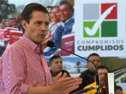 Peña sostiene que cumplió el 97 por ciento de los compromisos que firmó en 2012. TWITTER / @PresidenciaMX